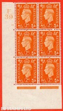 SG. 465. Q10. 2d Orange. A fine mounted mint " Control F39 cylinder 11 no B59647