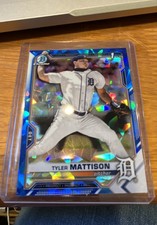 2021 Bowman Chrome Draft Sapphire Edition - Tyler Mattison #BDC-58 (RC)