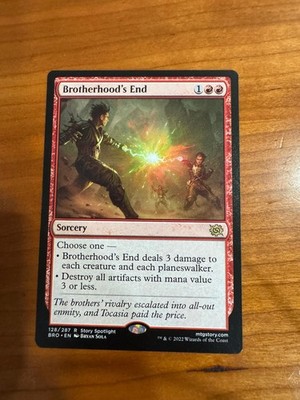 BROTHERHOOD'S END 128 R THE BROTHERS' WAR MAGIC: THE GATHERING NEAR MINT