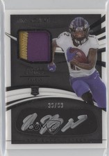 2021 Panini Immaculate Rookie Eye Black Jersey 36/99 Rashod Bateman Auto 00ma