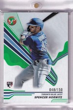 2024 Topps Pristine - #205 Spencer Horwitz -Green Pulsar Refractor- RC 048/150