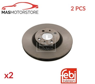 BREMSSCHEIBEN SATZ PAAR FEBI BILSTEIN 18546 2PCS P FÜR ABARTH 500C 595C 695C