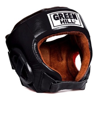 Greenhill Leder Kopfschutz Best Training Boxen MMA Muay Thai Kickboxen