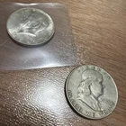 1948 Franklin Half Dollar And 1964 BU Kennedy half dollar