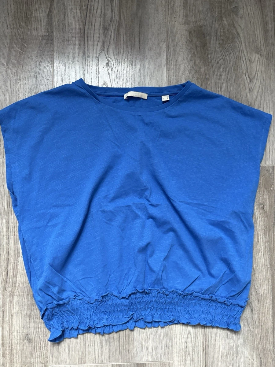 Blouse Esprit à Motif Fleurs Avec Dentelle - Taille 42 - Occasion Très Bon état