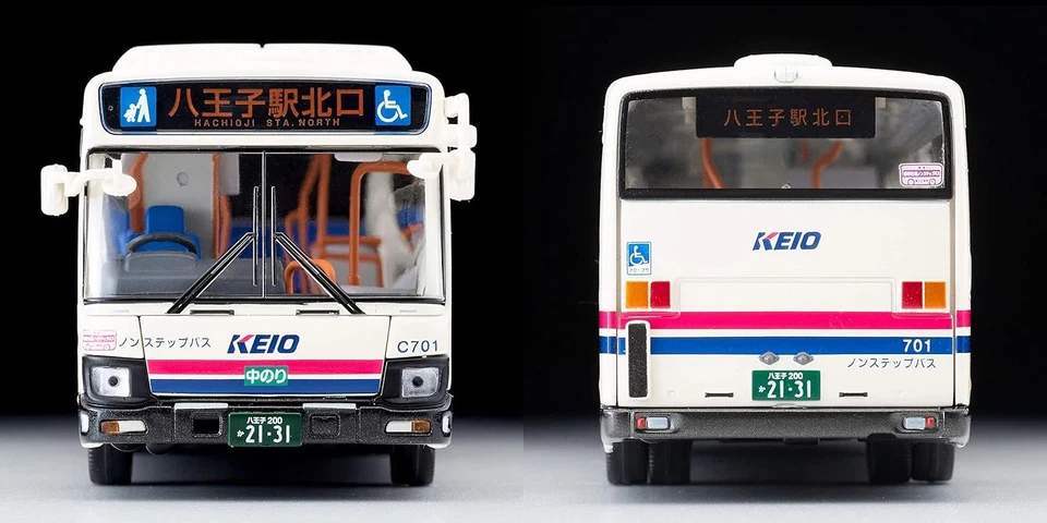 Autobús Tomica Limited Vintage Neo 1/64 LV-N155c Hino Cinta Azul Keio Dentetsu 3129 Foto 4 de 4