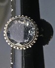 925 Stamped: 925 Sterling Silver Black Rutilated Quartz Statement Ring,Boho Ring — photo 10