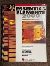 Hal Leonard Essential Elements 2000 Percussion Book 2 New/Old Stock