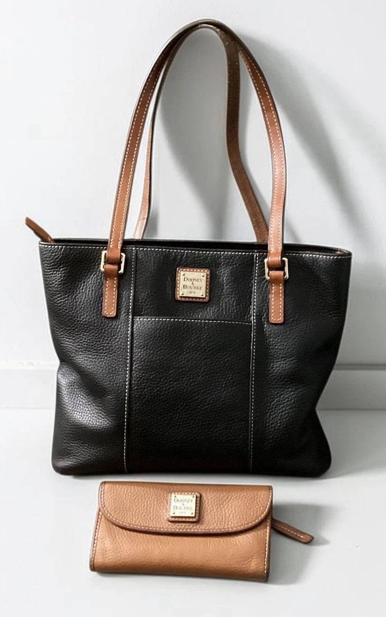 Borsa a tracolla da donna Dooney And Bourke Saffiano verde