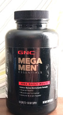 GNC Mega Men Essentials Once Daily Multivitamin Dietary Supplement 150 Caplets