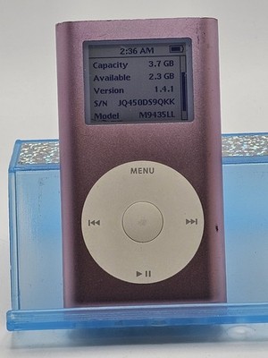 Apple iPod Mini 1st Gen, 4gb, MODEL A1051 Purple E7 | eBay