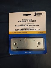 Johnson Hardware Sliding Door Carpet Riser 2136PPK1 Made In USA
