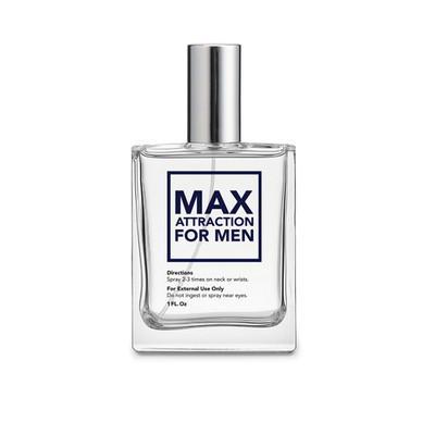 Max Attraction Pheromone Spray for Men 1 oz Unscented Formula