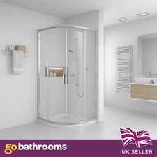 Twin Door Quadrant Chrome 1000×800 Shower Enclosure – 8mm Easy-Clean Glass