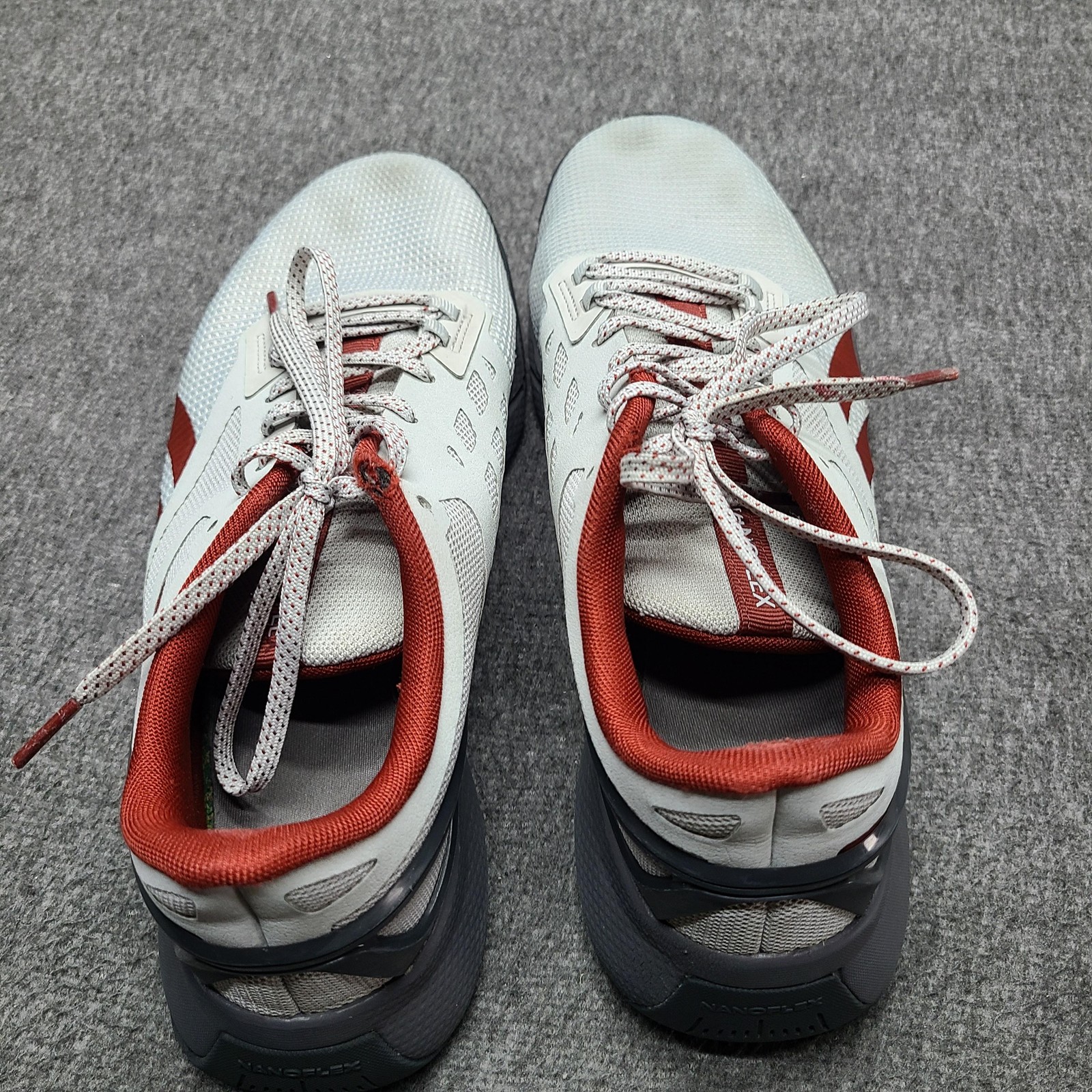 Reebok Nanoflex TR Shoes Mens Size 9.5 White Red Training Sneakers GX3780 Gym thumbnail 8