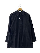 CELINE Long-Sleeve Military Shirt 20CZ6 36 Black