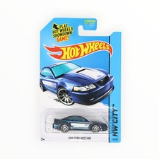 Hot Wheels 1999 Ford Mustang 96/250 - Blue - 2014 Mainline A