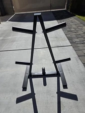 Amazon Basics 2" Olympic weight plate tree rack