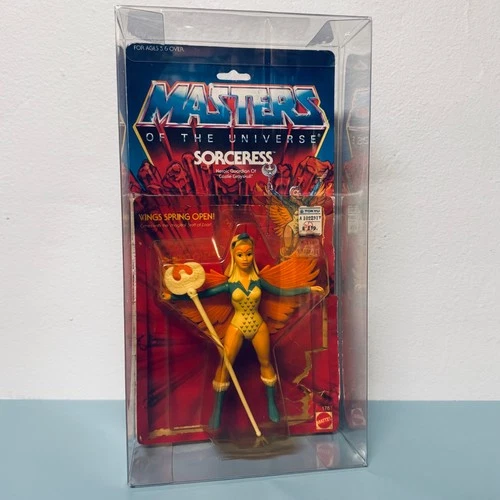 VINTAGE 1986 SORCERESS MASTERS OF THE UNIVERSE W/ORIGINAL PACKAGE OPEN FOREIGN!!