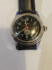 Vtg US TIME T1MEX Watch 1950s Boy SEA Scout of America BSA wind RARE estate Runs
