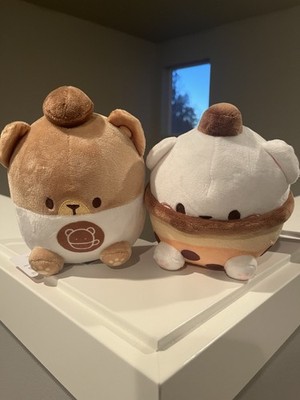 Brand New Rare Exclusive Milk And Mocha Plush Milk Boba And Mocha Coffee
