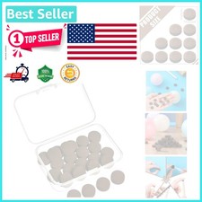 13mm Billiard Cue Tips - 20 Pcs Replacement Set with Convenient Storage Box