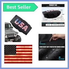 Winch Cover Heavy Duty Waterproof Cover For 8500-12500 Lbs Winches Winch Cover Heavy Duty Waterproof Cover For 8500-12500 Lbs Winches