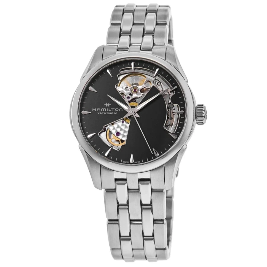 Nuevo reloj automático para mujer Hamilton Jazzmaster corazón abierto dama H32215130