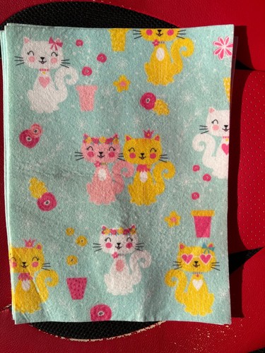 NEW Kitty Cat Fabric 9" * 12" Quilting Cotton Hobby Lobby CatMamma Cat Lady