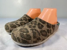 Mephisto Mobils Nature Is Future Clogs Shoes Women's Animal Print Wool  - EU 36