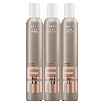 WELLA EIMI NATURAL VOLUME Styling Mousse Volumenschaum Schaumfestiger 3x 500 ml