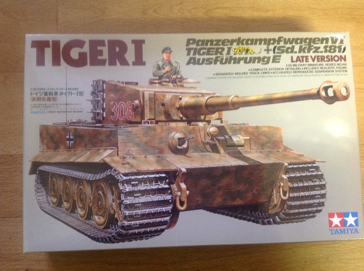 Tamiya 35146 Tiger 1 1/35 Scale Late Version 4950344992706| eBay