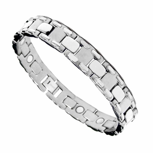 Pulsera de golf para hombre Accents Kingdom potencia magnética de titanio T13 - Imagen 2 de 3