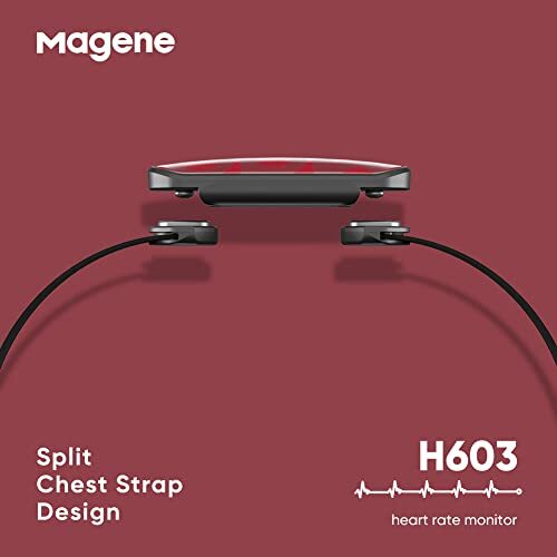 Magene H603 Cardiofréquencemètre Sangle pectorale HRM Fitness Tracker IP67 Étanc - Photo 3/7