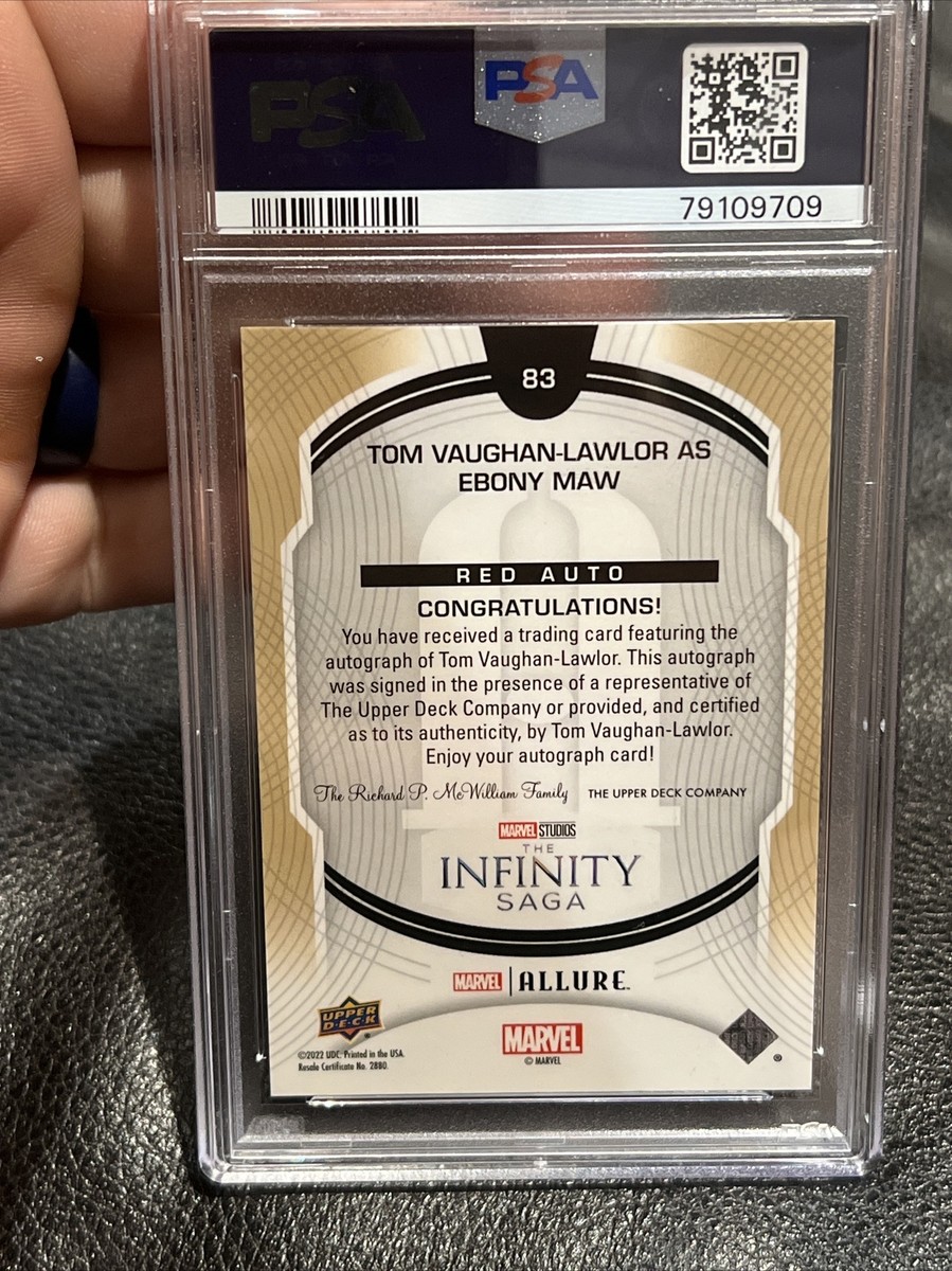 MARVEL allure マイティー・ソー　99シリ psa10 2022 Upper Deck Marvel Allure Tom Vaughan-Lawlor As Ebony