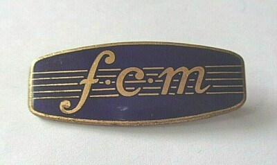 f.c.m.  UNBEKANNTES EMAILLE ANSTECKABZEICHEN