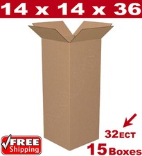 15 - 14x14x36 Cardboard Boxes Mailing Packing Shipping Box Corrugated Carton