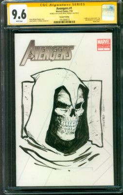 Avengers 1 CGC 9.6 SS Taskmaster Original art Sketch 7/10 | eBay