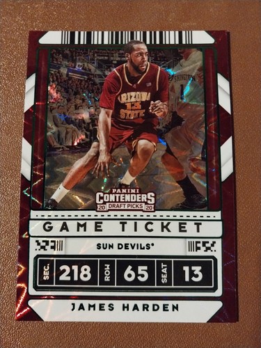 2020-21 JAMES HARDEN PANINI CONTENDERS VARIATION EXPLOSION CARD #21 THUNDER LAC - 第 1/2 張圖片
