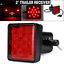 thumbnail 1 - Smoked Lens 15-LED Brake Light Trailer Hitch Cover Fit Towing &amp; Hauling   】