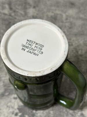 Westwood Green Tiki Mug Hawaiian Tiki Bar Culture Japan | eBay