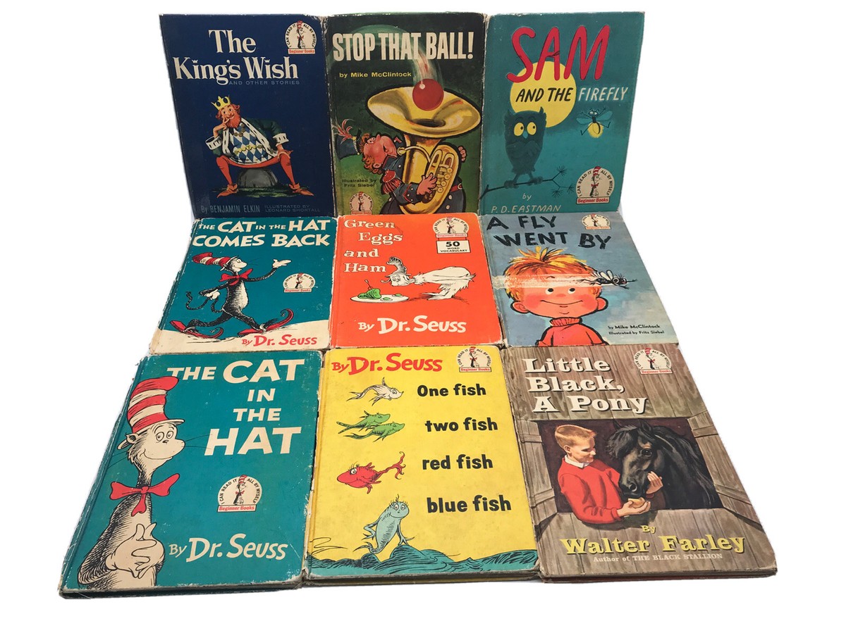 1950年代　アンティークブックストック。 Lot Of 9 1950's-60's Book Club First Edition Dr Seuss Books | eBay