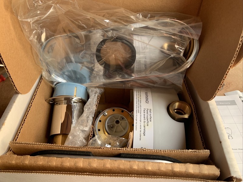Hansgrohe Triostat Valve & Trim 1/2” Chrome