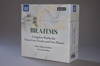Brahms - Complete Works For Piano Four Hands, Two Pianos / Naxos / 18CD Box