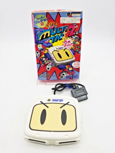 Nintendo Super Famicom Multitap 2 Boxed Japan 1 Week to USA - Afbeelding 1 van 5