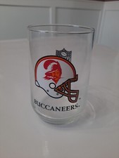 Tampa Bay Buccaneers 80s Logo Bucco Bruce Rocks Glass Mobil Gas Promo
