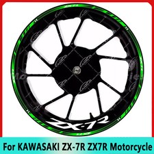 For  Ninja ZX-7R ZX7R Motorcycle 17 Inch Wheel Hub Decals ZX-7R Logo