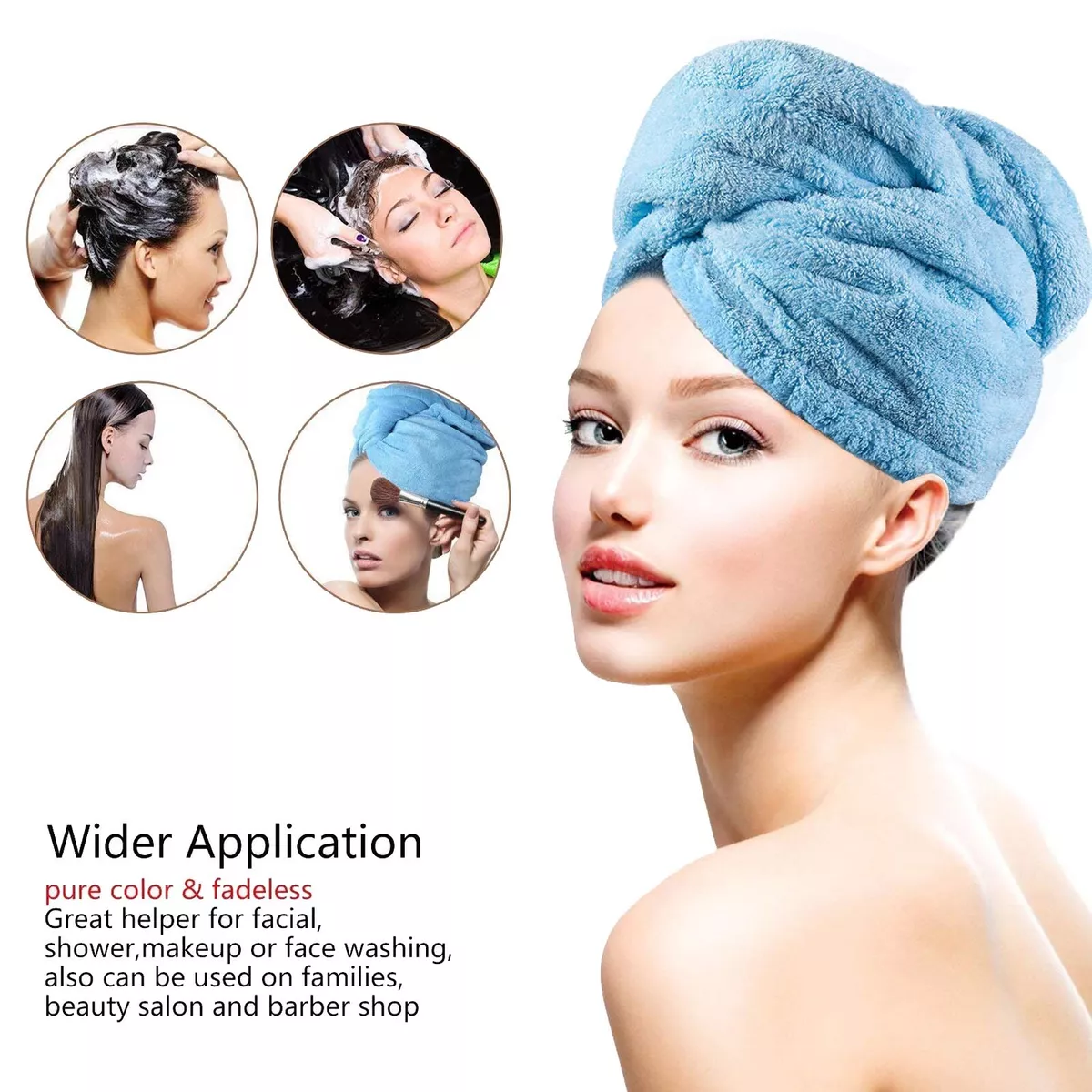 Curly hair turban towel sale
