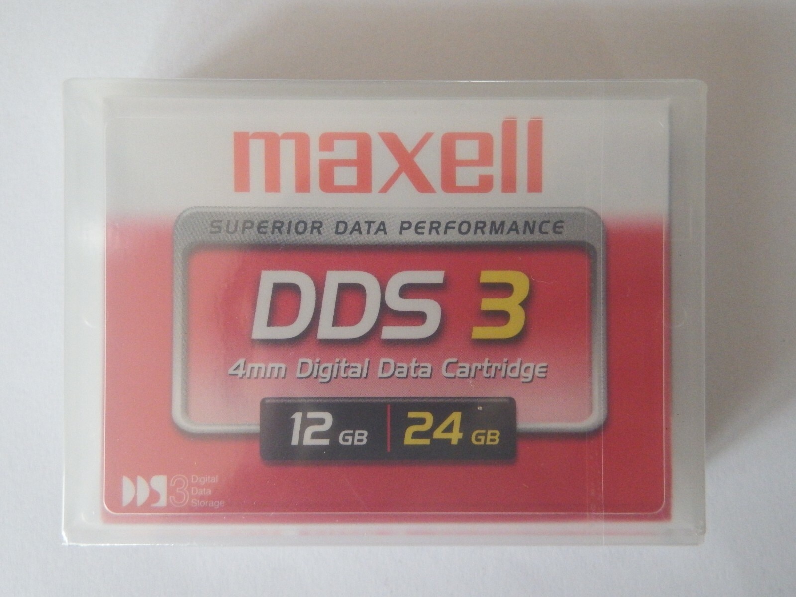 Maxell DDS3/DDS-3 Data Tape/Cartridge 12/24GB 4mm HS-4/125S NEW