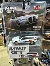 BMW M3 M PERFORMANCE TOURING ALPINE WHITE 1/64 SCALE DIECAST BY MINI GT MGT00776